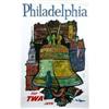 Image 1 : Original TWA Philedelphia  Poster by Klein #1220307