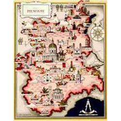 Original Piemonte Map, 1939 #1220521