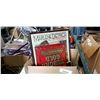 Image 2 : BOX OF TIN SIGNS AND PICTURES