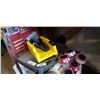 Image 2 : PATIO ENDTABLE, GARDEN LIGHTS, PAPER SHREDDER, MITER BOX AND SAW