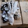 Image 2 : 2 BOX OF 210 TOTAL GLASS BOTTLES 200ML SOME WITH LIDS