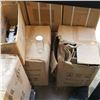 Image 1 : 2 BOX OF APPROX 200 TOTAL GLASS BOTTLES 200ML SOME WITH LIDS