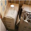 Image 3 : 2 BOX OF APPROX 200 TOTAL GLASS BOTTLES 200ML SOME WITH LIDS