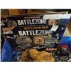 Image 2 : KIDS TENT, FOLDING CAMP CHAIRS WITH SUN SHADES AND INFLATEABLE BATTLEZONE BATTLE FIELD TERRAIN