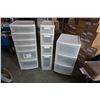 Image 2 : 3 gracious living white storage organizers