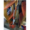 Image 2 : BUNDLE OF GARDEN TOOLS, POLE PRUNER, MEASURING WHEEL