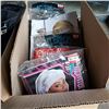 Image 2 : 2 boxes and small tote of Halloween costumes and hats