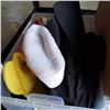 Image 5 : 2 boxes and small tote of Halloween costumes and hats