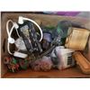 Image 2 : TUB OF TOYS AND BOX OF HOUSEHOLD GOODS