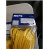 Image 2 : 300 feet of 5 sixteenths inch yellow polypropylene rope