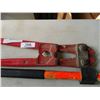 Image 2 : Two crowbars, pipe wrench, Bolt  cutters and sledgehammer