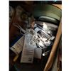 Image 2 : 2 boxes of shop supplies extension cords and more