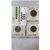 Image 2 : 7 CANADIAN CENTENNIAL 1967 COINS 1967 SILVER DOLLAR .800 SILVER AND 6 LUCKY RABBIT NICKELS