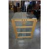 Image 1 : MAPLE AND GLASS 3 TIER STAND