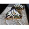 Image 2 : 2 LEADED GLASS SHADES
