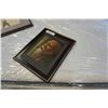 Image 2 : FRAMED PAINTING ON LEAFS