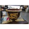 Image 1 : LARGE 18 INCH WIDE EASTERN DRAGON FLOWER POT
