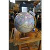Image 2 : GLOBEMASTER 12 INCH DIAMETER GLOBE AND DISCO BALL AND METAL STAND
