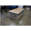Image 2 : PAINTED WOOD COFFEE TABLE