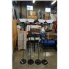 Image 2 : 4 BLACK FLOOR LAMPS