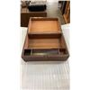 Image 2 : ANTIQUE BRASS BOUND WRITING BOX