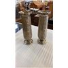 Image 2 : 2 INDIA METAL VASES AND BOWL