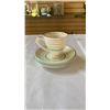 Image 8 : EMPIRE WARE ENGLAND CHINA TEA SET, TEAPOT, CRAEAM AND SUGAR AND 4 CUPS AND SAUCERS