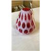 Image 2 : FENTON CRANBERRY COIN DOT VASE
