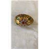 Image 2 : 2 CLOISONNE EGGS - APPROX 9 AND 3 INCHES