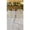 Image 2 : CRYSTAL DECANTER AND 4 GLASSES