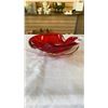 Image 2 : ART GLASS BOWL AND ART GLASS VASE