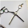 Image 2 : 2 PAIRS STAINLESS BARBER SCISSORS