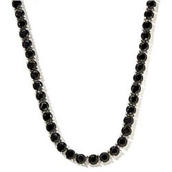 Diamond Polished Black Spinel necklace - 170 carat