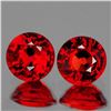 Image 1 : Natural AAA Red Ruby Pair{Flawless-VVS1}