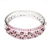 Image 3 : Natural Ruby & Pink Raspberry Rhodolite Garnet Bangle