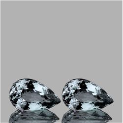 Natural Light Sky Blue Aquamarine Pair 11x7 MM