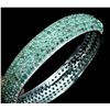Image 1 : Natural Untreated Colombian Emerald Bangle