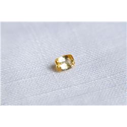 Yellow Sapphire unheated, Ceylon, loose, IGL 0.752 ct
