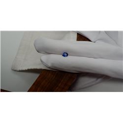 Vivid Blue fine hand cut Madagascar Sapphire 0.87 ct