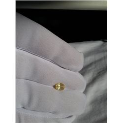 Vivid Fragrant Citron Yellow hand-cut Sapphire 1.96 ct