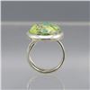 Image 3 : NATURAL 14.5 CT GREEN TURQUOISE COPPER RING