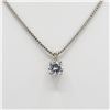 Image 1 : Sparkling 3.5 Ct Brilliant Round Cut Diamond Pendant