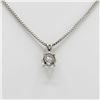 Image 2 : Sparkling 3.5 Ct Brilliant Round Cut Diamond Pendant