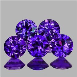 Natural Purple Sapphire 5 Pcs [Flawless-VVS]