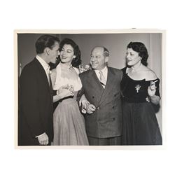 Frank Sinatra & Ava Gardner Rare Wedding Photograph