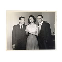 Frank Sinatra & Ava Gardner Rare Wedding Photograph