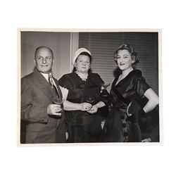 Frank Sinatra & Ava Gardner Rare Wedding Photograph