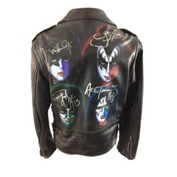 KISS Signed Jacket Music Memorabilia
