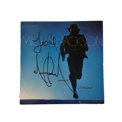 Michael Jackson Smooth Criminal Signed LP Cover
