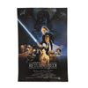 Image 3 : Carrie Fisher Signed Star Wars: Return of the Jedi Poster with Piece of Debbie Reynolds Dance Studio